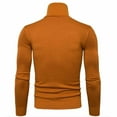 thumbnail image 4 of qucoqpe Men's Slim Fit Turtleneck Sweater Casual Basic Knitted Long Sleeve Pullover Sweater, 4 of 5