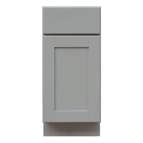 Sunny Wood Gsb15-A Grayson 15" Wide Single Door Base Cabinet - Grey