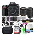 thumbnail image 1 of Nikon D750 CÃ¡mara digital DSLR de 24,3 MP con lentes de 18-55 mm y 70-300 mm (1543) Paquete con tarjeta SD SanDisk de 64 GB + bolsa para cÃ¡mara + kit de filtro + baterÃ­a de repuesto + lente telefoto Nikon 1543-6A-7, 1 of 8