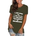 thumbnail image 1 of Pompotops Femmes Femmes Chemise à Manches Courtes T-Shirt Blouse Tops, 1 of 8