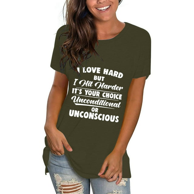 Pompotops Femmes Femmes Chemise à Manches Courtes T-Shirt Blouse Tops