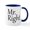 White/Navy Inside, variant on CafePress - Mr. Right Mug - 11 oz Ceramic Mug - Novelty Coffee Tea Cup
