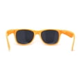 thumbnail image 2 of Classic Iconic Pop Color Horn Rim Sunglasses Orange Black, 2 of 4