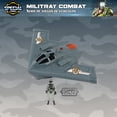 thumbnail image 2 of Juguete Avión Militar de Combate con Piloto y Accesorios con Luz y Sonido, 2 of 4