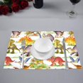thumbnail image 2 of MKHERT Cute Dinosaurs Watercolor Animal Placemats Table Mats for Dining Room Kitchen Table Decoration 12x18 inch,Set of 6, 2 of 4