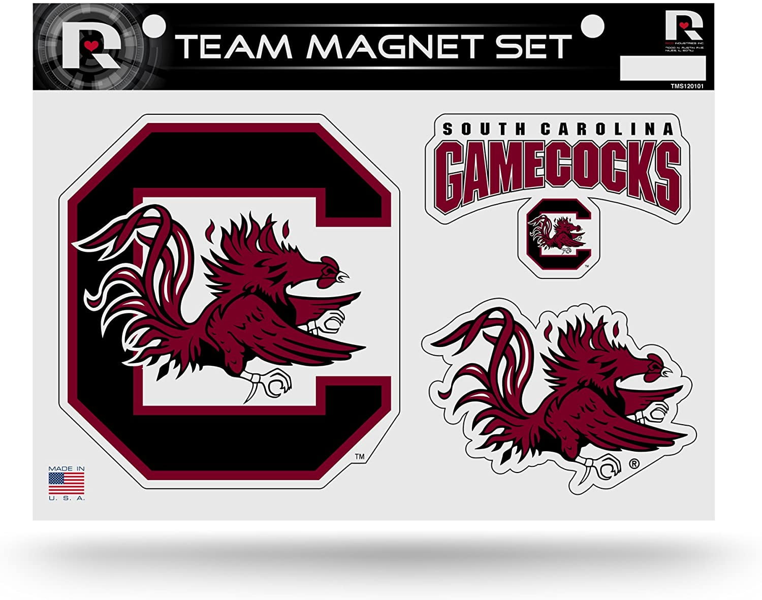 Rico Industries NCAA Unisex Die Cut Team Magnet Set Sheet 
