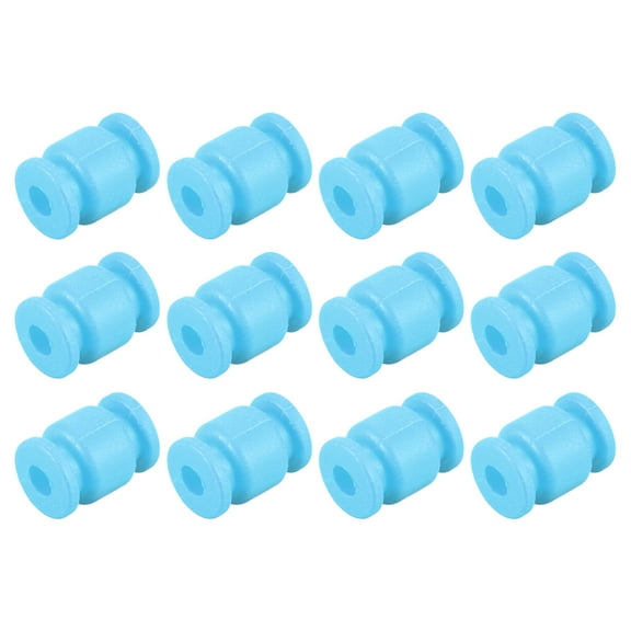 Uxcell 12 Pack Blue Vibration Shock Absorption Damping Rubber Balls M3.5x13mm