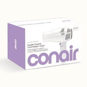 Conair Double Ceramic Travel Hair Dryer, 1875 Watts, Dual Voltage, Folding Handle