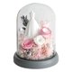 thumbnail image 1 of Decoración de flores eternas, rosa, flor seca, vestido de novia, cubierta de vidrio con luz, regalo de cumpleaños, regalo de vacaciones para familiares y amigos, 1 of 5
