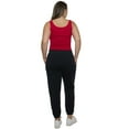 thumbnail image 6 of Women's Plus Size Disney Minnie Mouse Jogger Pants Pockets Fleece Black, 6 of 7