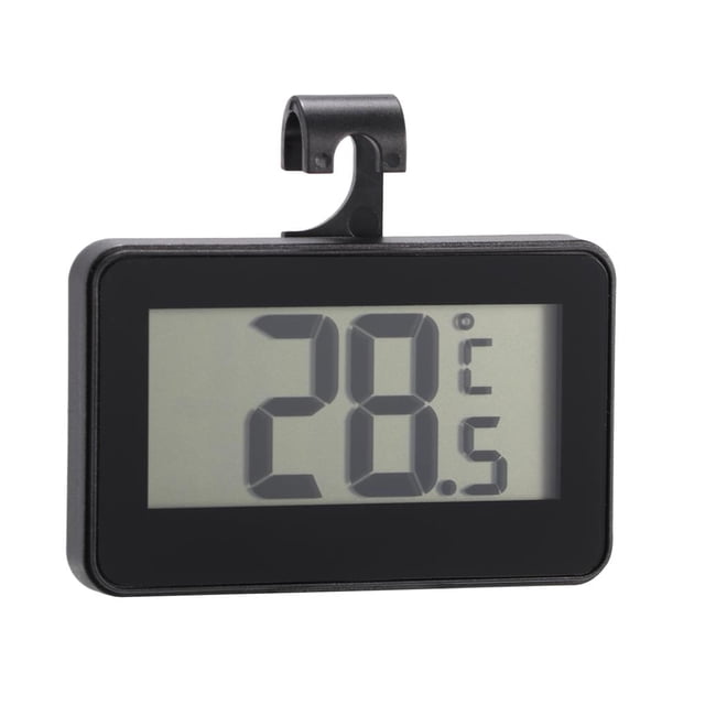 Advancent Probador de temperatura Termómetro digital compacto con piedra magnética y gancho plegable Cocina y Comedor negro Advancent HA027222-02