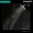 thumbnail image 4 of Kingston Brass KX677 Shower Scape 7" Round Raindrop ABS Shower Head, Brushed Brass, 4 of 4