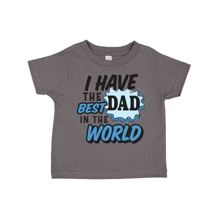 

Inktastic I Have the Best Dad in the World Gift Toddler Boy Girl T-Shirt