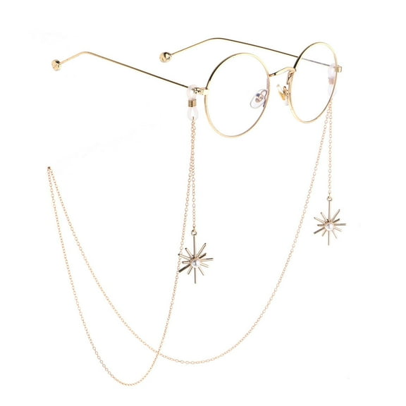 WORGEOUS Eyeglass Cord Delicate Eyewear Chain Miss 85*2cm Golden