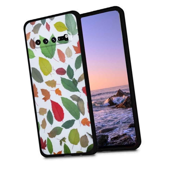 Compatible with Samsung Galaxy S10 Phone Case, Leaves-168 Case Men Women, Flexible Silicone Shockproof Case for Samsung Galaxy S10