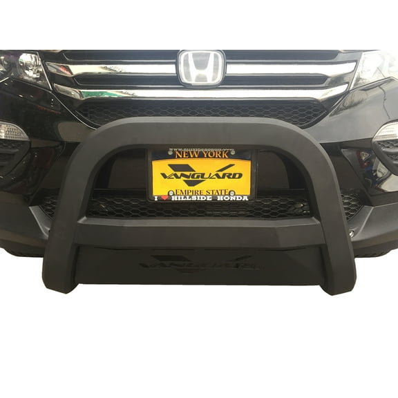 VGUBG-1873-1197BK Black Optimus Series Bull Bar with Skid Plate