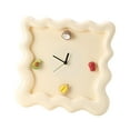 thumbnail image 4 of Decoración de reloj de pared de la pared Regalos Ligeros sin adorno de de arte para el aula Estudio s 's Room Kitchen Den Cuadrado de crema, 4 of 8
