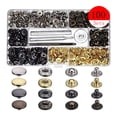 thumbnail image 1 of Daisyyozoid Wholesale 100 Ensemble de Boutons-Pression Kit avec Outils de Fixation pour Vêtements, 1 of 9