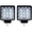 2 pcs-48W, variant on Light Pods for , 4Inch 48W Work Light Square 12V 24V Spot Beam Offroad Driving Lights for Tractor Trailer Pickup SUV Golf Cart 4WD ATV UTV(2PCS)
