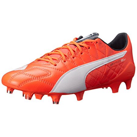 PUMA Men's Evospeed SL Leather FG Soccer Shoe, Lava BlastWhiteTotal Eclipse, 10.5 M US PUMA Men's Evospeed SL Leather FG Soccer Shoe, Lava BlastWhiteTotal Eclipse, 10.5 M US