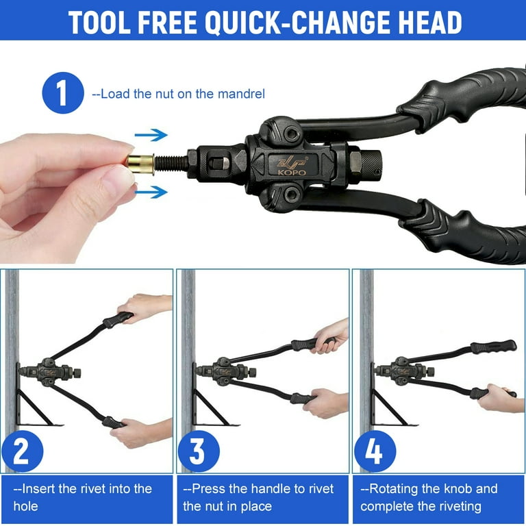 BestCarGuru's  Manual Rivet Tool Kit ~ bestcargurus