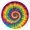 Rainbow Tie Dye-1, variant on Rainbow Tie Dye Mandala Pattern Round Fitted Tablecloth with Elastic Edge,Dining Table Cover Waterproof,Outdoor Round Tablecloth for Camping,Dining,Indoor and Outdoor