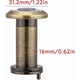 thumbnail image 5 of Door viewer, 200 brass peephole with surveillance cover for installation in 35, 5 of 5
