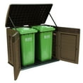 thumbnail image 5 of Starplast Garden Plastic Storage Shed "Willy", Mocha/Brown, 5 of 6