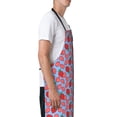 thumbnail image 3 of Lsque Strawberries Waterproof Apron Chef Aprons for Men Heavy Duty Chemical Work Apron Extra Long Grilling Aprons with Adjustable Bib Apron, 3 of 9
