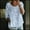 Light Blue, variant on Womens Tops Summer Print Round Neck 3/4 Sleeve Loose Tee Spring Tops for Women
