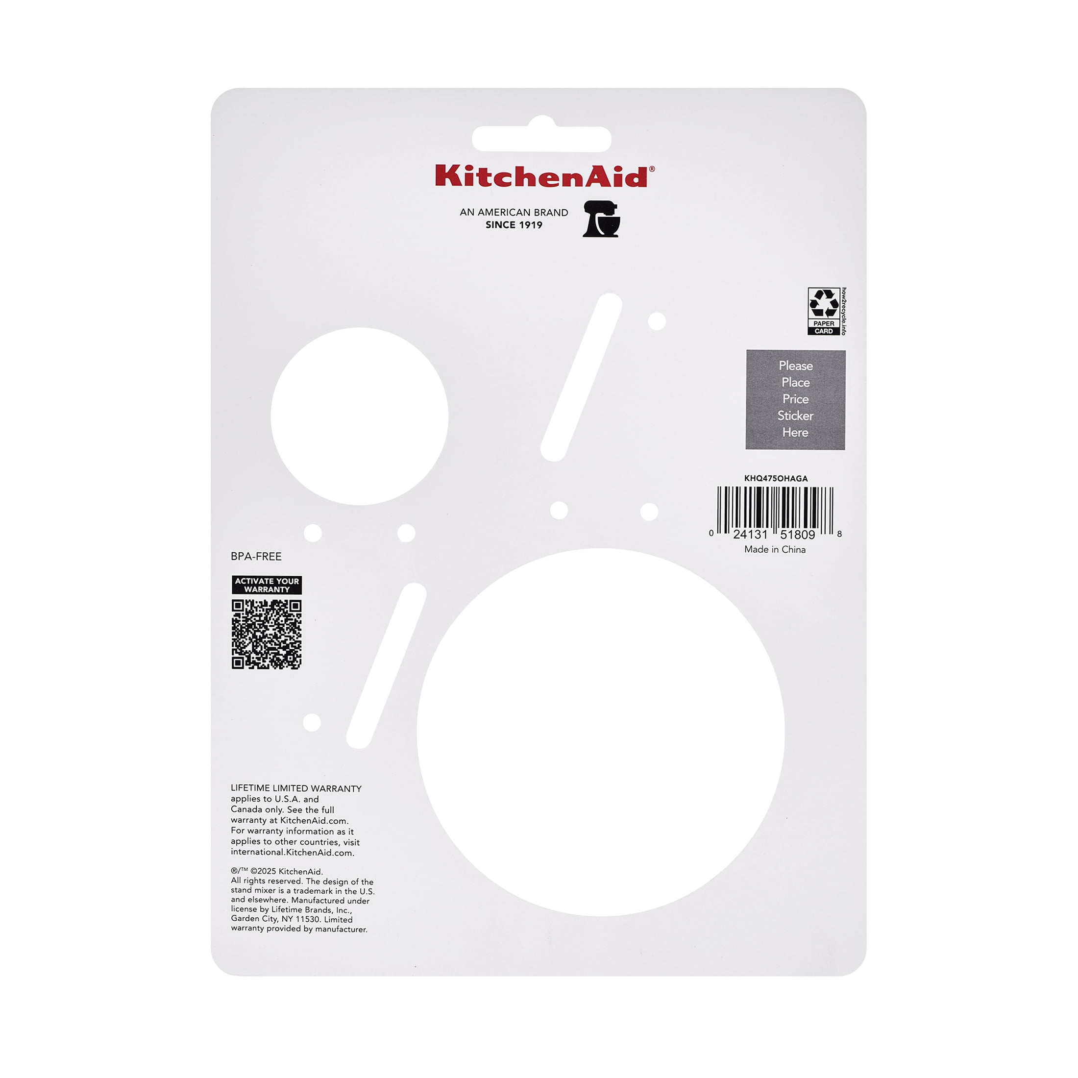KitchenAid 9-Piece Plastic Stackable Measuring Cup and Spoons Set for Cooking, Agave