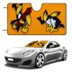 thumbnail image 1 of El Show de Heckle y Jeckle Parasol para Parabrisas Delantero Protector Plegable, Visera Solar para Auto Bloquea Rayos UV Mantiene tu Vehículo Fresco140cm*76cm, 1 of 6