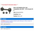 thumbnail image 2 of Rear Left Stabilizer Bar Link - Compatible with 2007 - 2016 Honda CR-V 2008 2009 2010 2011 2012 2013 2014 2015, 2 of 2