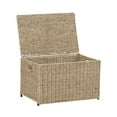 thumbnail image 2 of Household Essentials Wicker Chest, Decorative Seagrass Storage Chest for Home Organization, 2 of 5