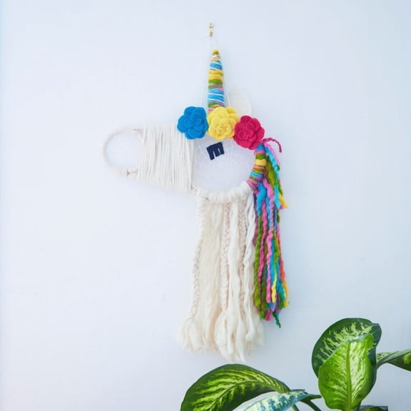 Colorful Felt Unicorn Dream Catcher