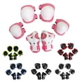 thumbnail image 4 of Becaristey 6 Pcs Enfant Patin à Roulettes Genou Poignet Garde Coudière Moderne et Fiable de Sécurité Accessoires Style un 1Set, 4 of 6