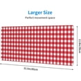 thumbnail image 3 of Red Checkboard Large Mouse Pad 31.5 x 11.8in Gaming Keyboard Mouse Mat Desk Keyboard Pad for Work, Play, Office, Home with Non-Slip Rubber Base Stitched Edges, 3 of 6