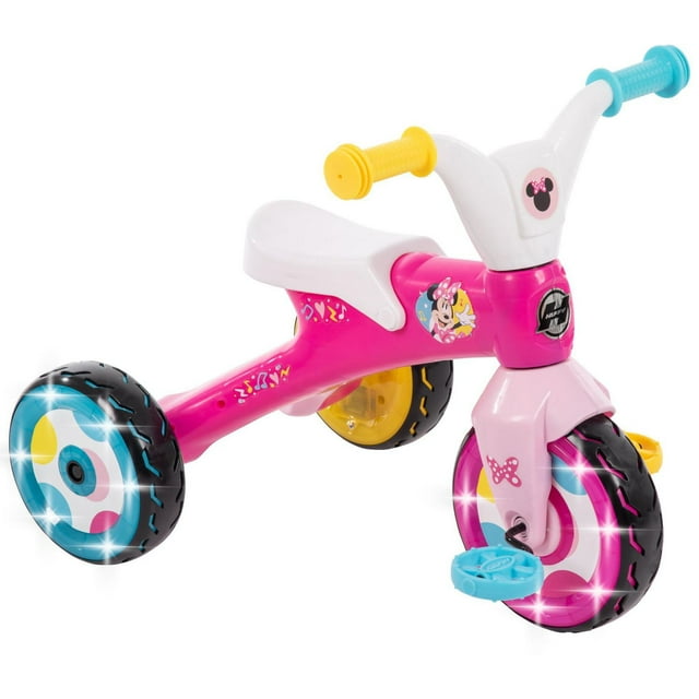 Disney Minnie Electro-Light Trike for Girls, Pink