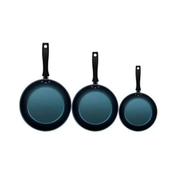 Juego de Sartenes Tramontina Turim Granito 3 piezas Azul
