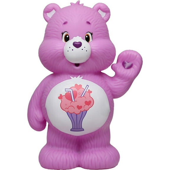 Monogram - Care Bears - Share Bear Figural Coin Bank 8" Pink