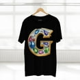 thumbnail image 6 of Letter Shirt, Shirt with Letters, Tee Shirt with Gold Letters, 6 of 18