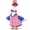 C, variant on Uncle Sam Patriotic Porch Goose Outfit Set For 19-23 Inch Goose Statues 4th Of July Suit With Top Hat Sunglasses And Bow Tie For Yard Decor