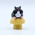 thumbnail image 4 of CAROOTU 6pcs/set Hamster Cute Figure Toy Anime Pvc Action Figure Toys Collection for Model, 4 of 6