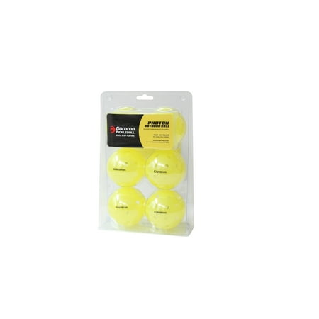 GAMMA Sports Photon Outdoor Pickleballs - 6pk