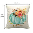 thumbnail image 3 of Skegnu Throw Pillow 1PC Halloween Thanksgiving Linen Pillowcase Cushion Cover Outdoor Cushions on Clearance, 3 of 3