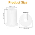 thumbnail image 2 of Grommets de pared Uxcell 4Pcs para cables de 1 pulgada, bushing de cable de silicona, kits de enrutamiento de cables con agujero de 8 mm, blanco, 2 of 6