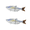 gold foil, variant on 4 Pack Glide Bait, Lure Blanks, Glide Baits for Bass Fishing, Musky Lures, Fishing Lure Blanks Unpainted for Fishing (white)