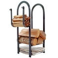 thumbnail image 1 of Enclume Fire Center Log Rack, Hammered Steel, 1 of 4