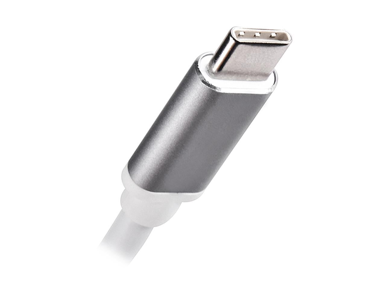 Silverstone SST-EP16 USB Type-C to VGA and HDMI Adapter, HDMI supports 4Kx2K@30Hz, VGA support 1920x1200@120Hz, Dual Screen Display Simultaneously,Charcoal