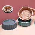 thumbnail image 4 of Walbest 7.7 Inch Sunflower Shape Silicone Cake Mold, Beautiful Round Stretchy Baking Tray for Pastry Shop, 4 of 7